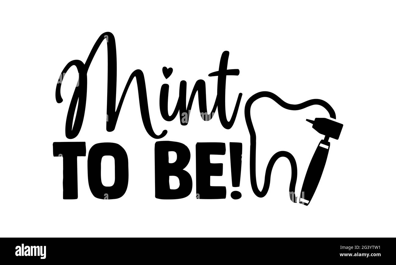 Es ist noch nicht alles! - Zahnärztl. T-Shirts Design, handgezeichnete Lettering Phrase, Kalligraphie T-Shirt-Design, isoliert auf weißem Hintergrund, svg-Dateien zum Schneiden Cr Stockfoto