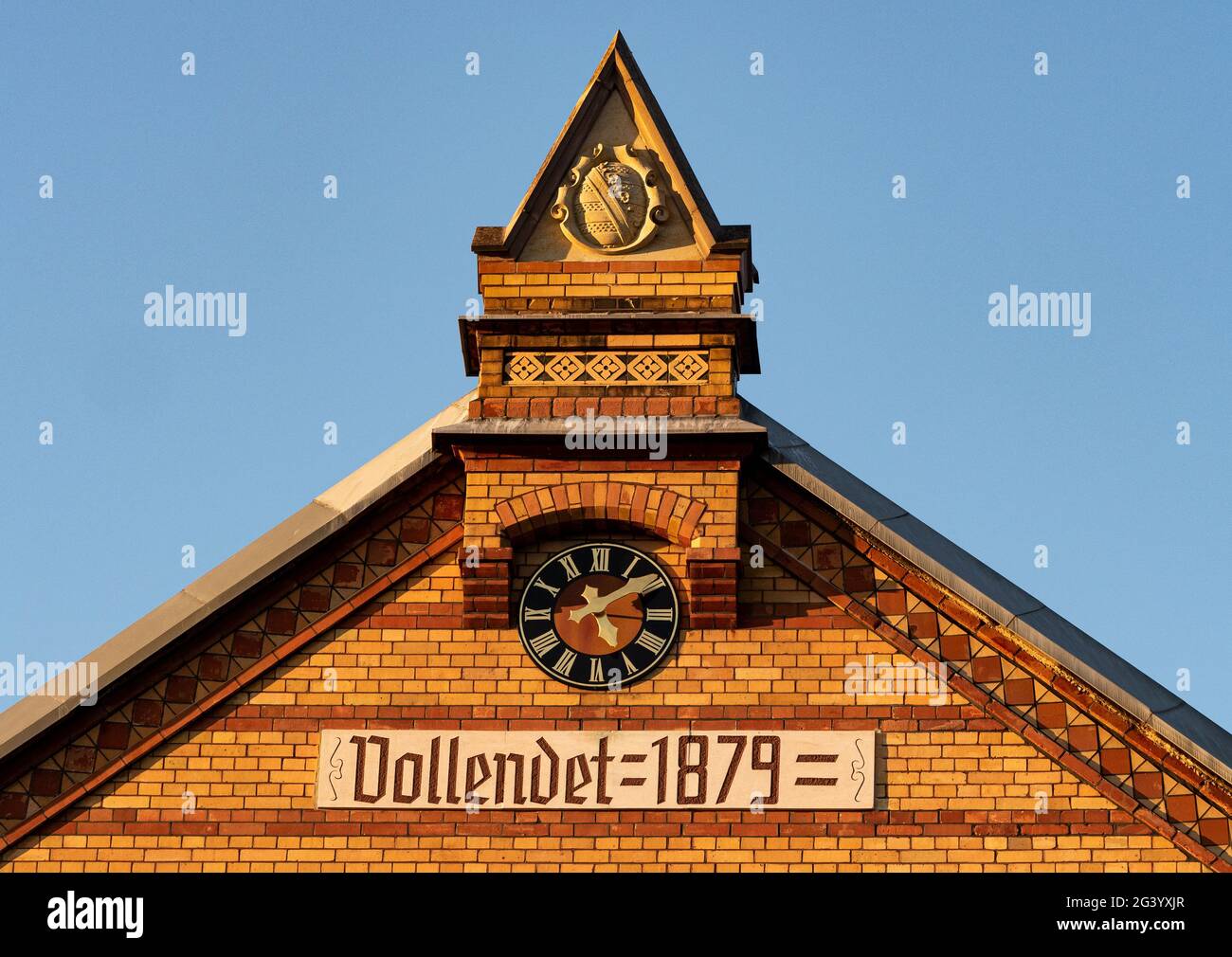 Ein Blick auf die Architektur und ältere Gebäude in jena Stockfoto