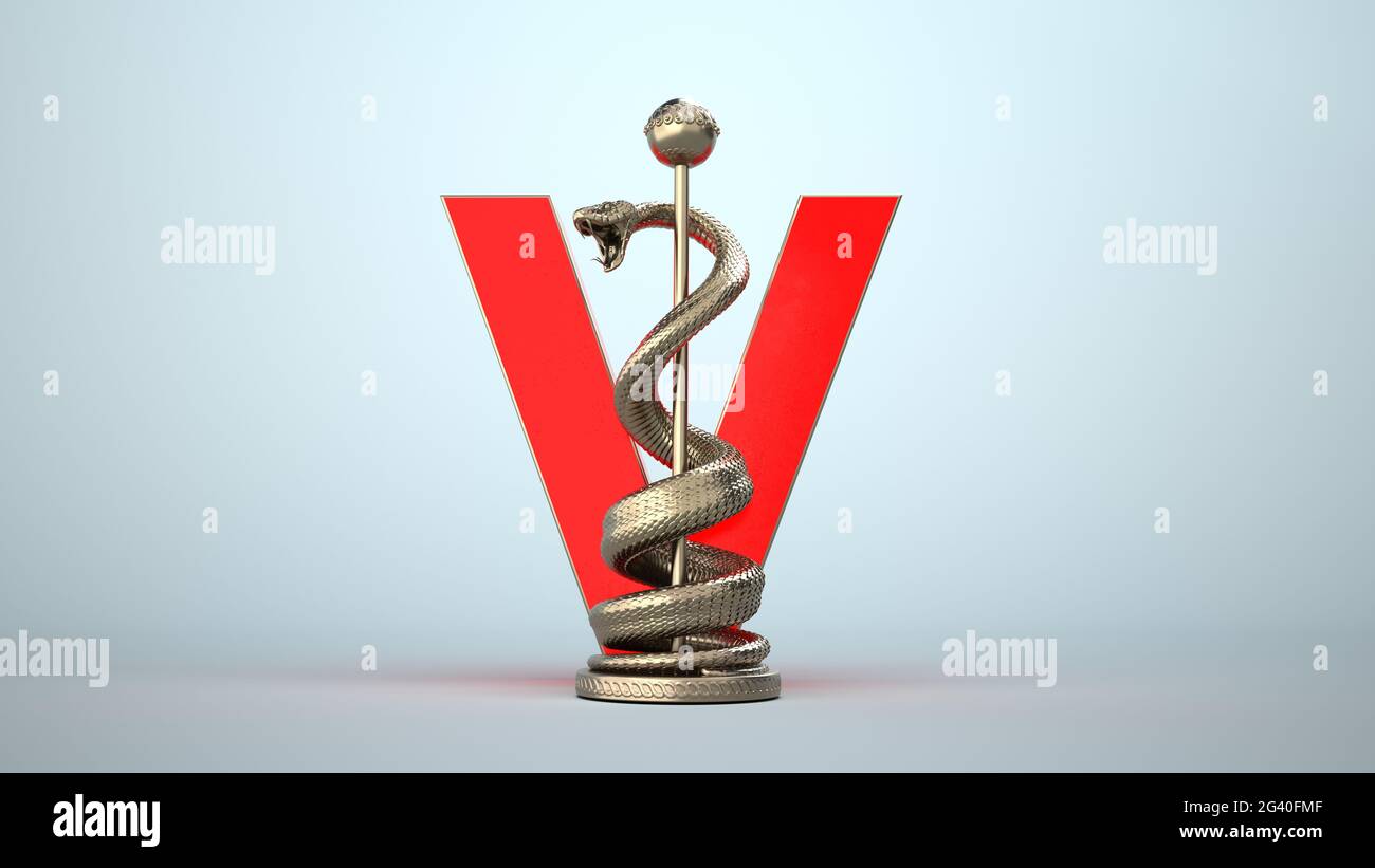 Aesculapian Personal Tierarzt V Stockfoto