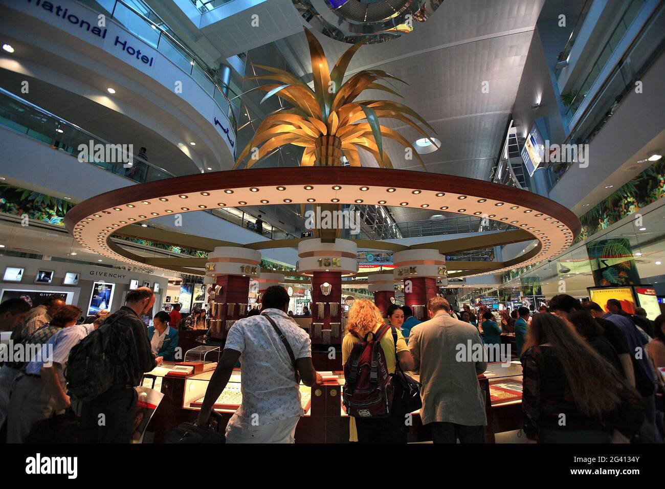 EMIRATES, DUBAI, INTERNATIONAL AIRPORT MALL Stockfoto