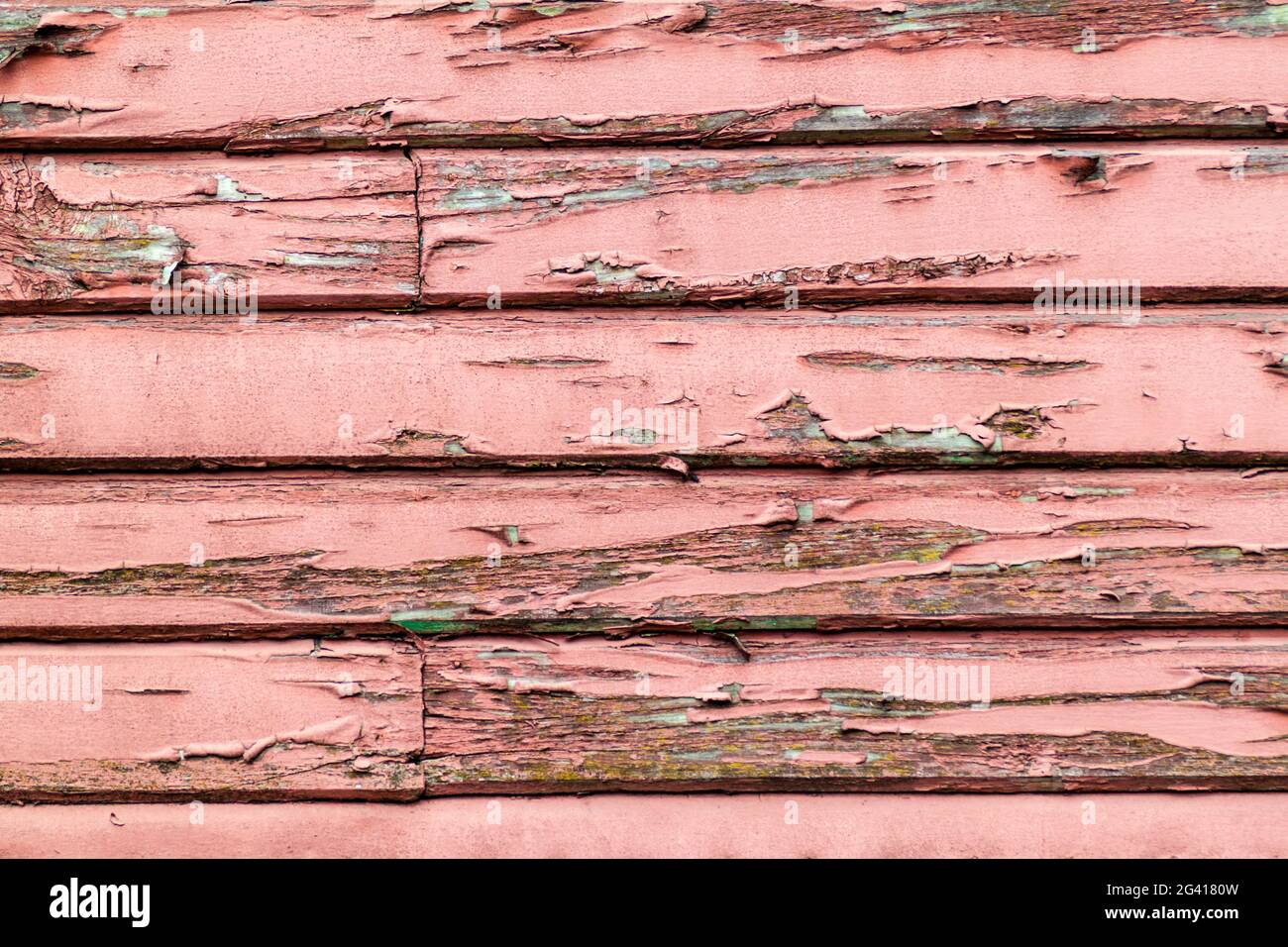 Hintergrund von geflackten Holzplanken Stockfoto