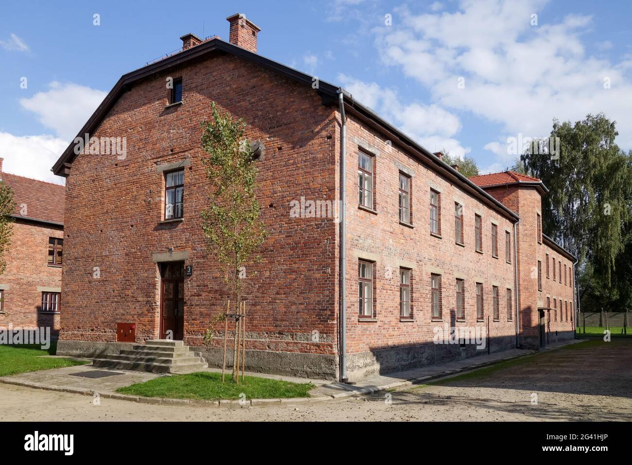 KZ Auschwitz in Oswiecim Polen Stockfoto