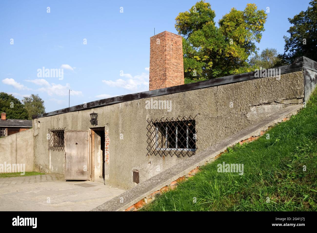 KZ Auschwitz in Oswiecim Polen Stockfoto