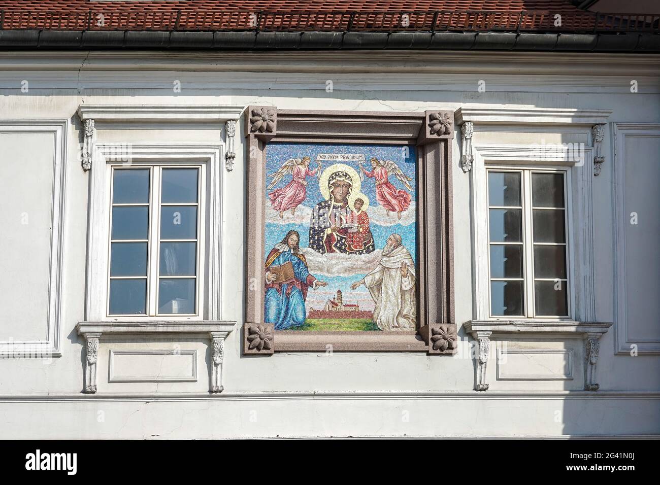 Teilansicht Jasna Gora Kloster in Czestochowa Polen Stockfoto