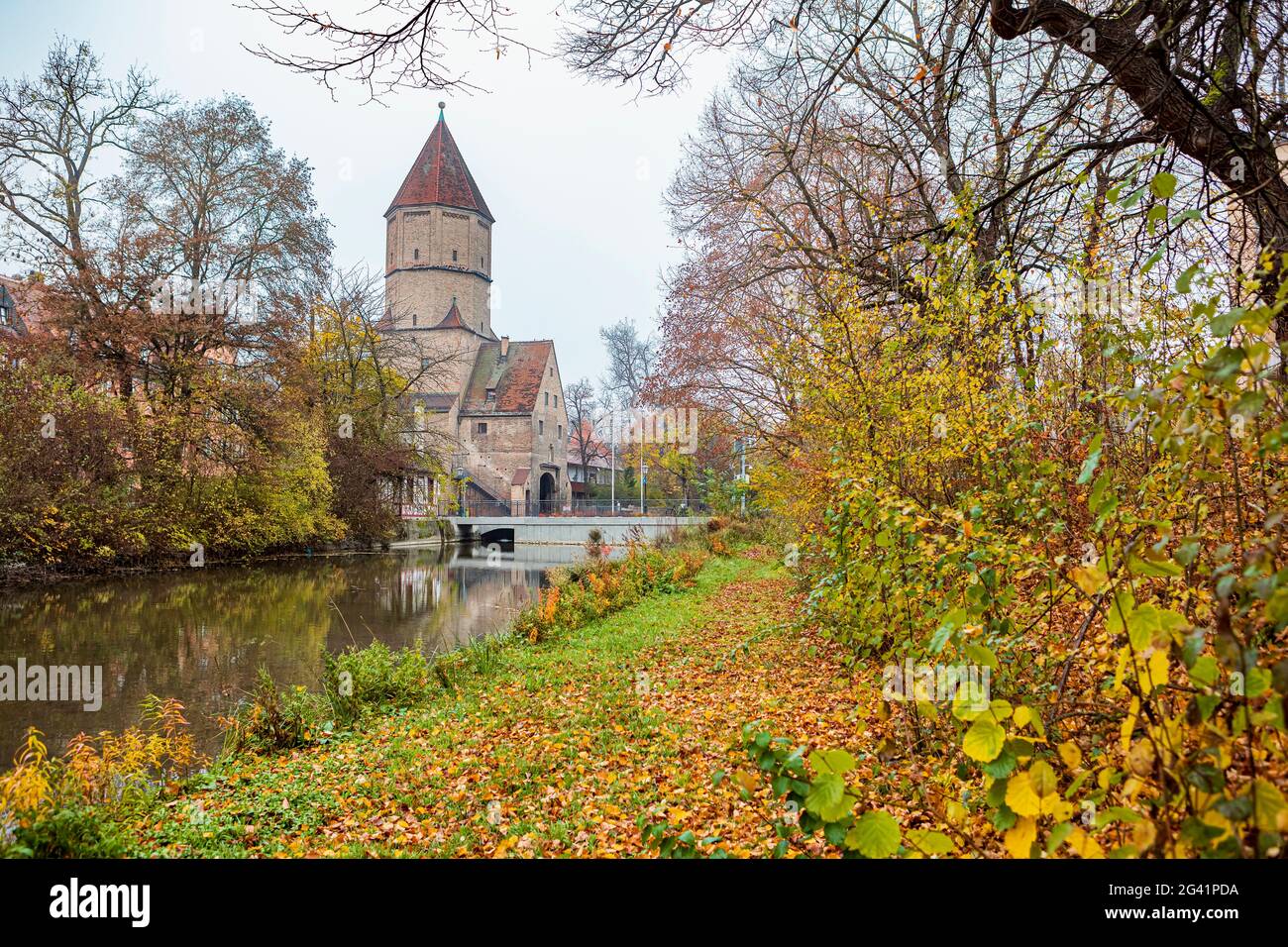 Jakobertor in Augsburg, Bayern, Deutschland Stockfoto