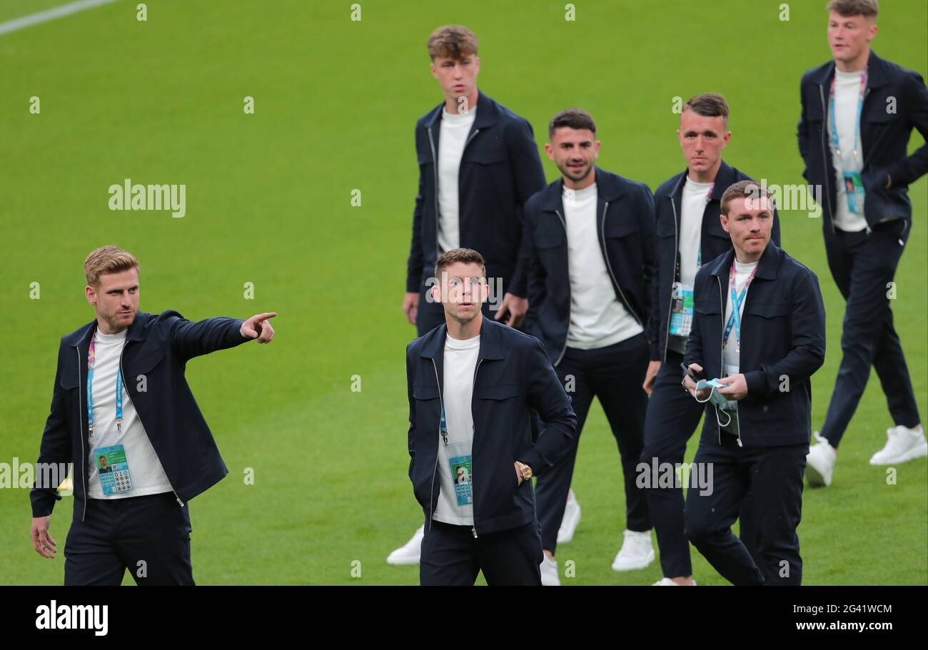 London, Großbritannien. Juni 2021. STUART ARMSTRONG FÜHRT DAS SCHOTTLAND-TEAM, ENGLAND V SCHOTTLAND, 2021 Quelle: Allstar Picture Library Ltd/Alamy Live News Stockfoto