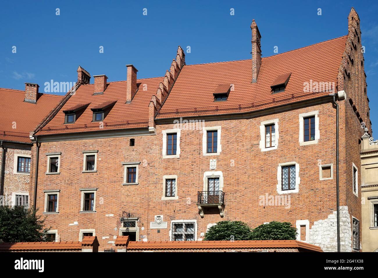 Schloss Wawel in Krakau Polen bauen Stockfoto