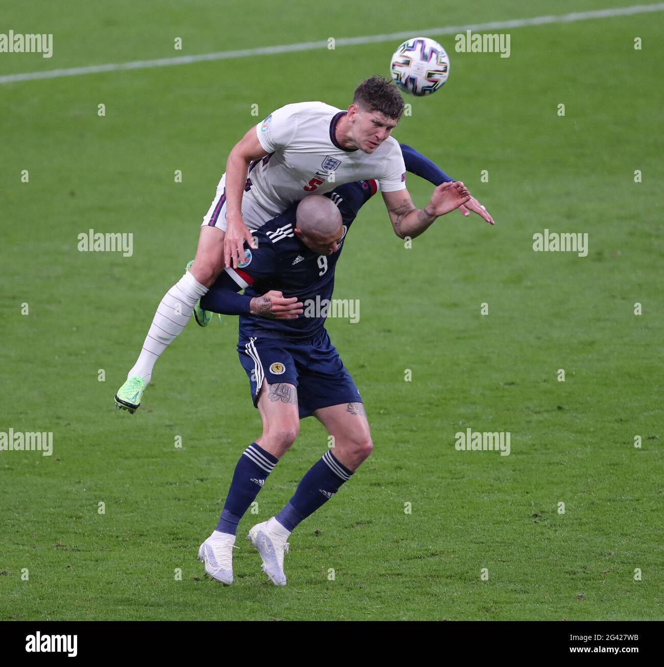 STEINE, DEICHE, ENGLAND V SCHOTTLAND, 2021 Stockfoto