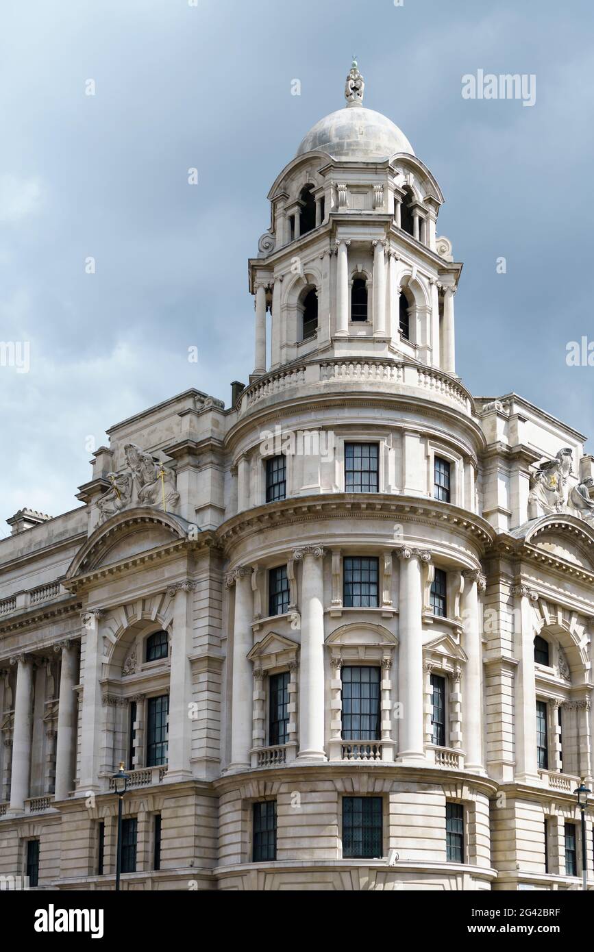 LONDON - 30 Juli: Alte Krieg Bürogebäude in Whitehall London am 30. Juli 2017 Stockfoto