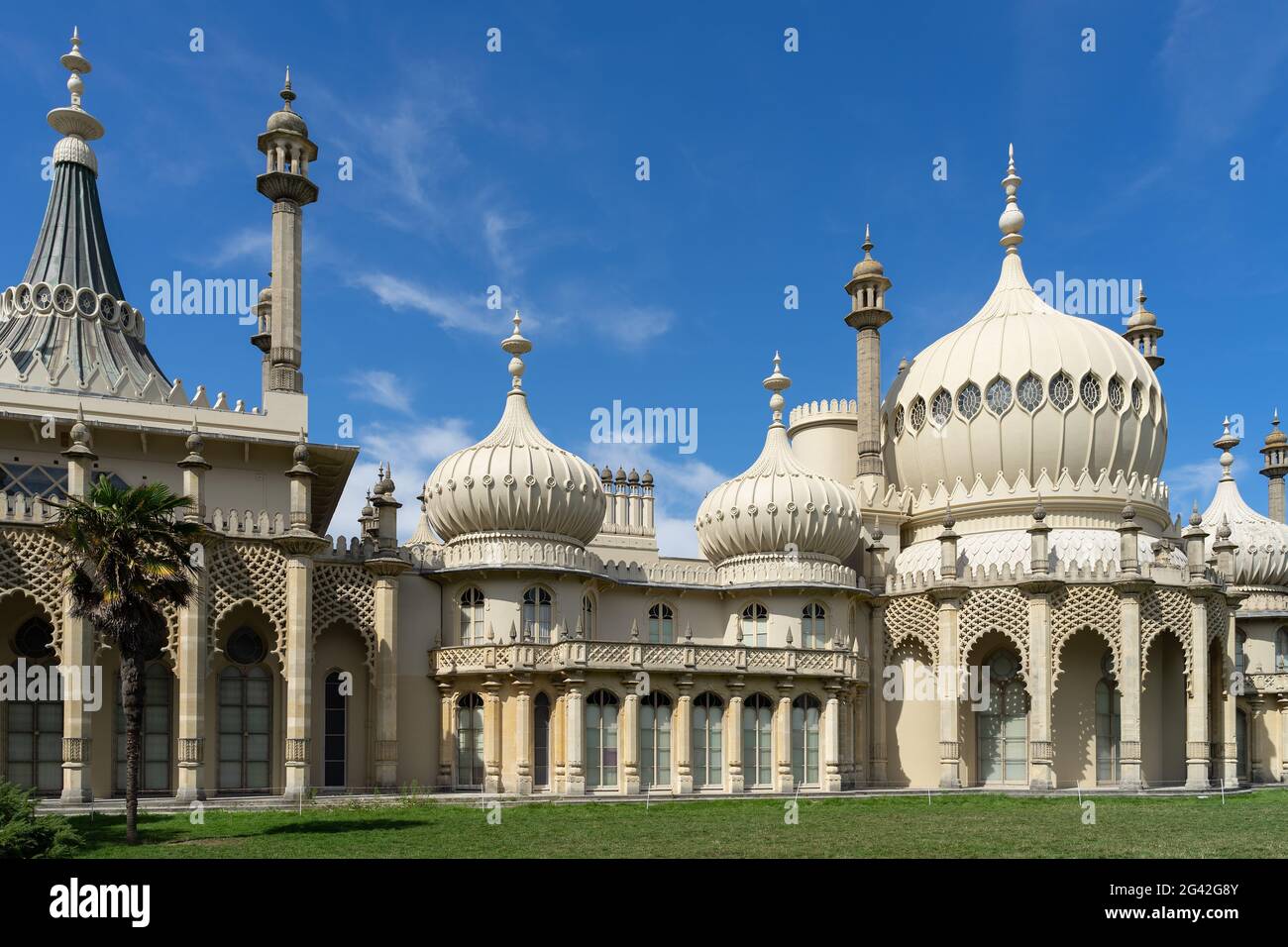 BRIGHTON, Sussex/UK - 31. August: Blick auf den Royal Pavilion in Brighton, Sussex am 31. August 2019 Stockfoto