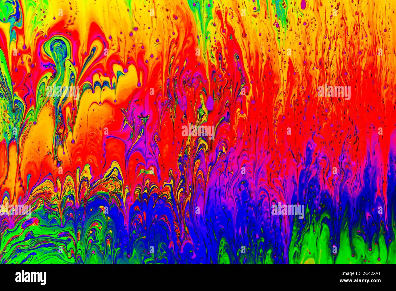 Abstrakte, farbenfrohe Kunst Stockfoto