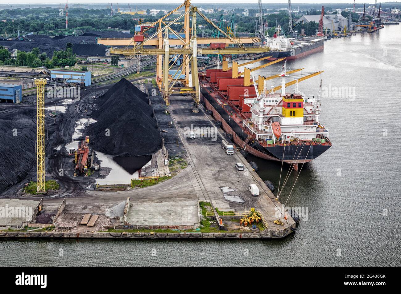 Marine Industrie kommerziellen Hafen Stockfoto