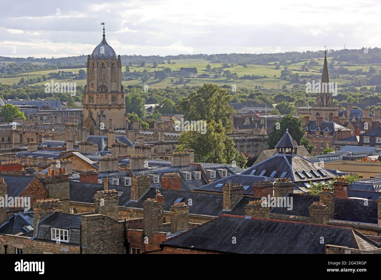 Corpus Christi College und Christ Church Cathedral, Oxford, Oxfordshire, England Stockfoto
