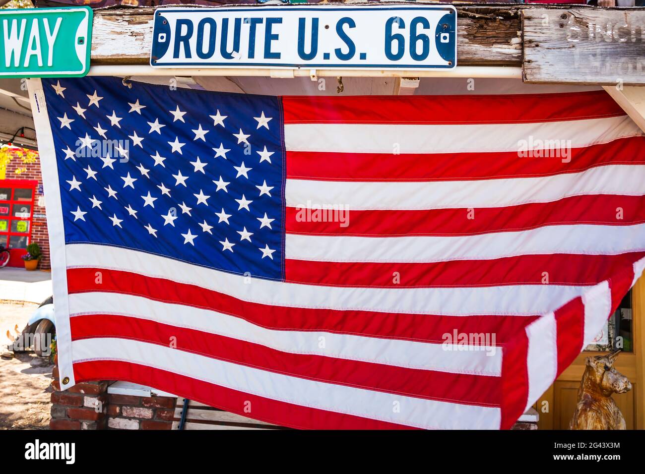 Statusflag Stockfoto