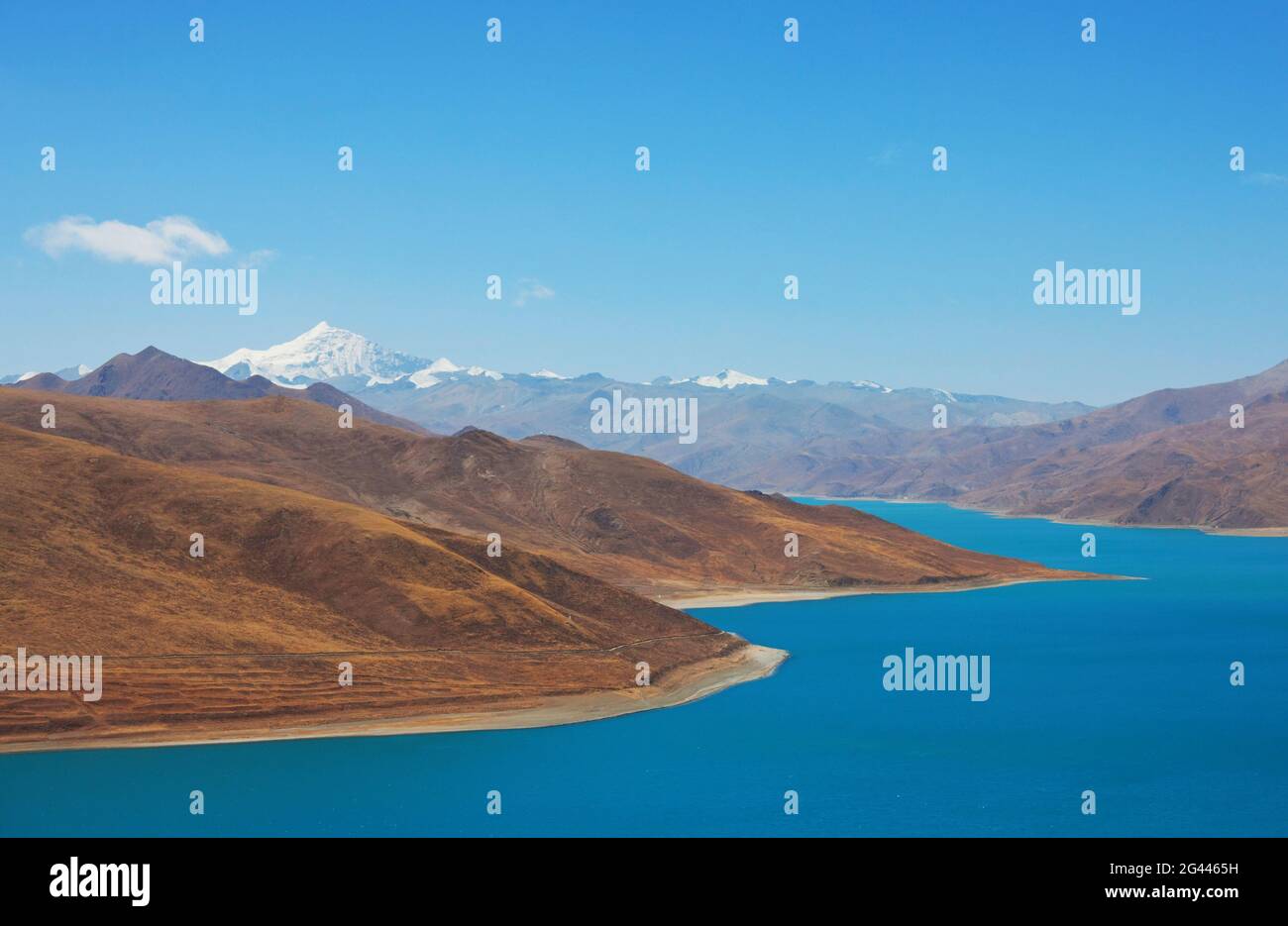 See in Tibet Stockfoto