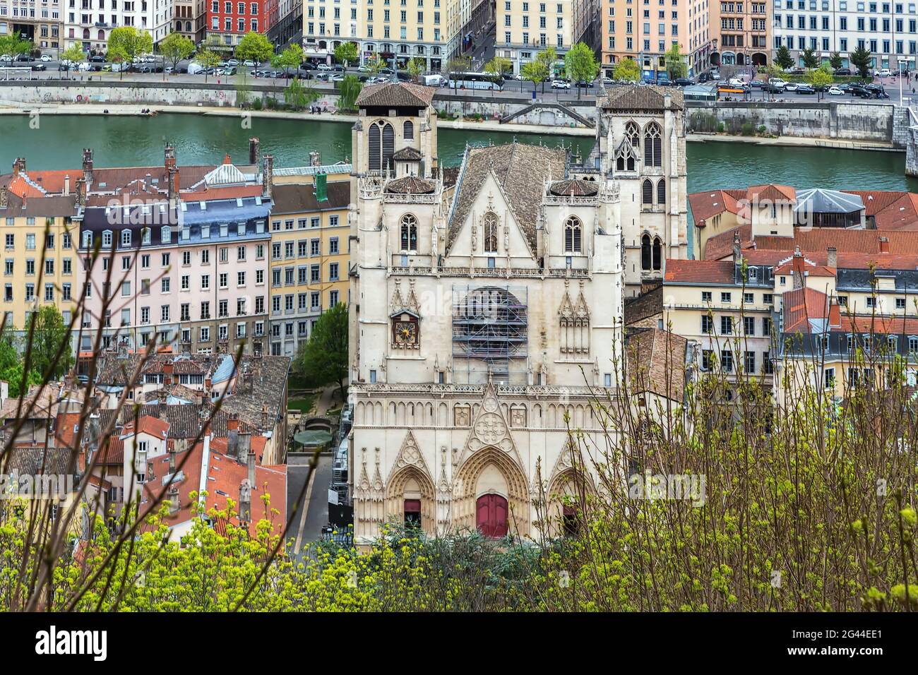 Kathedrale von Lyon, Frankreich Stockfoto