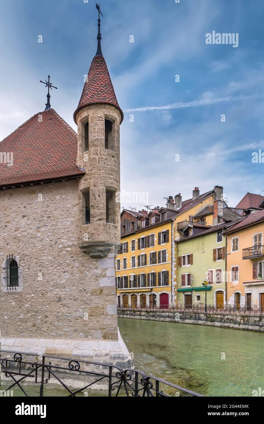 Palais de l'Ile, Annecy, Frankreich Stockfoto