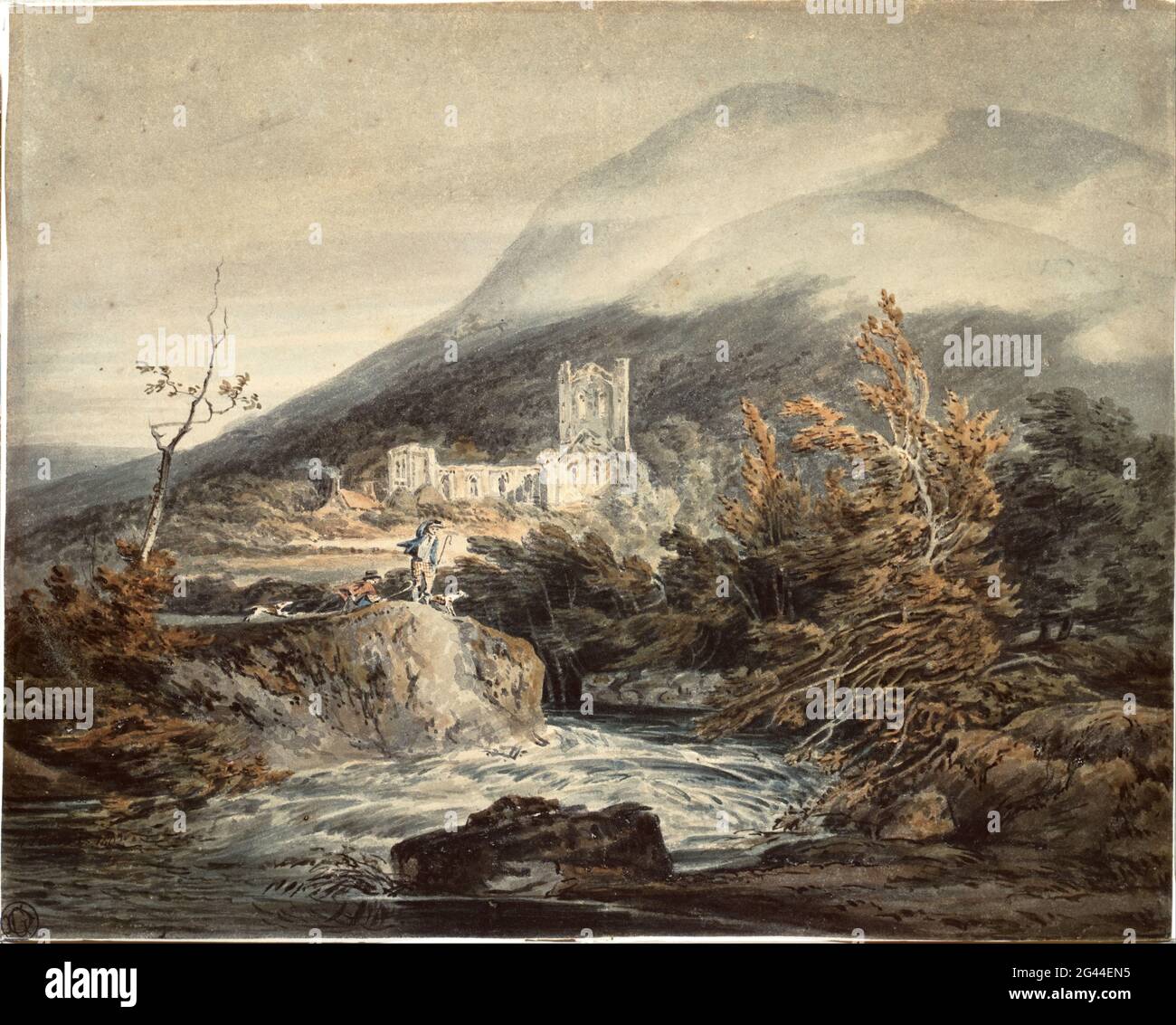 Joseph Mallord William Turner - Llanthony Abbey, Monmouthshire Stockfoto