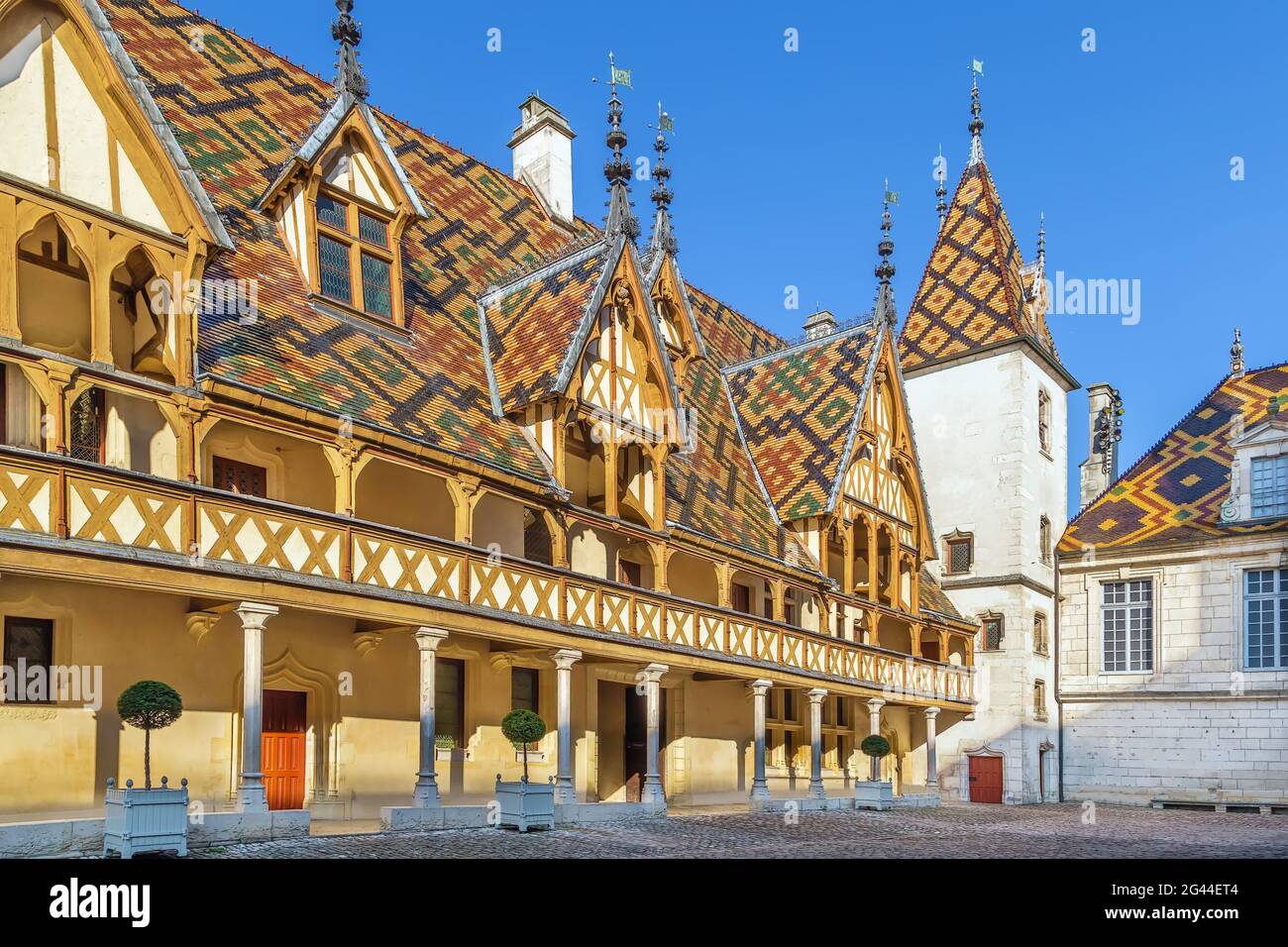 Hospices de Beaune in Beaune, Frankreich Stockfoto