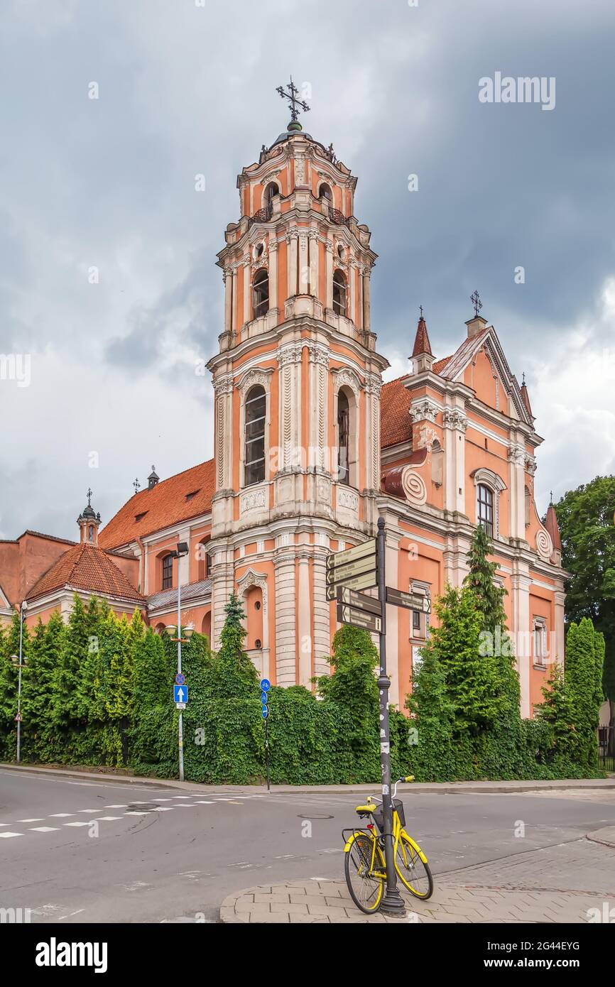 Allerheiligenkirche, Vilnius, Litauen Stockfoto