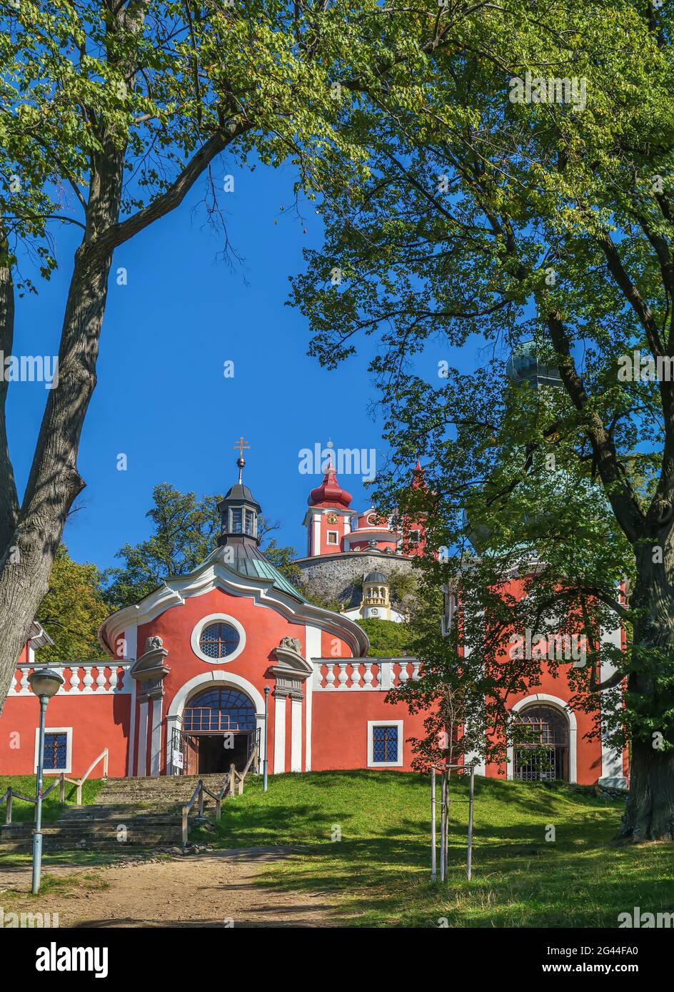 Calvary Banska Stiavnica, Slowakei Stockfoto