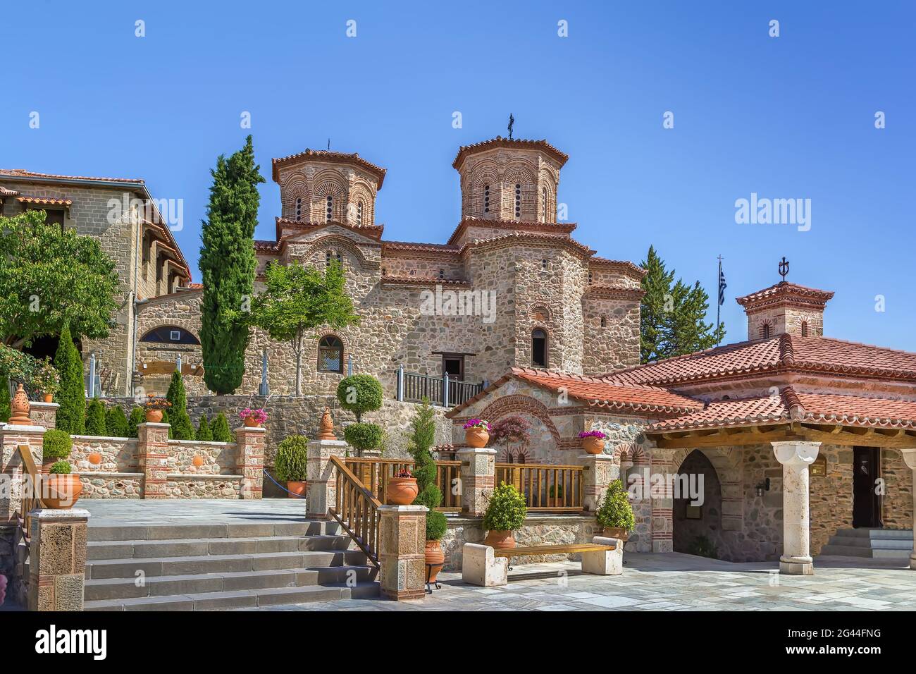 Kloster Varlaam in Meteora, Griechenland Stockfoto