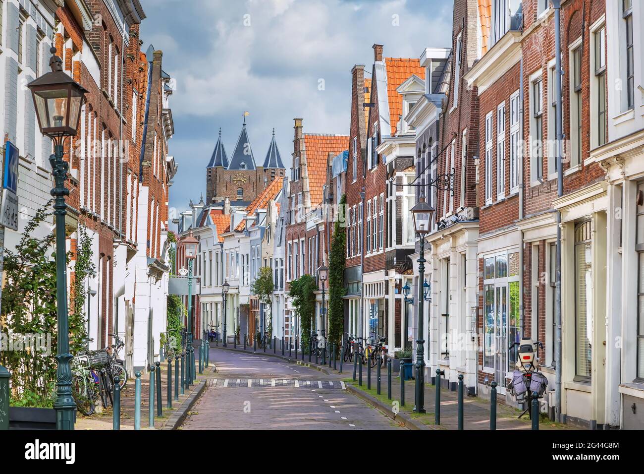 Straße in Haarlem, NetherlandsÐ¼ Stockfoto