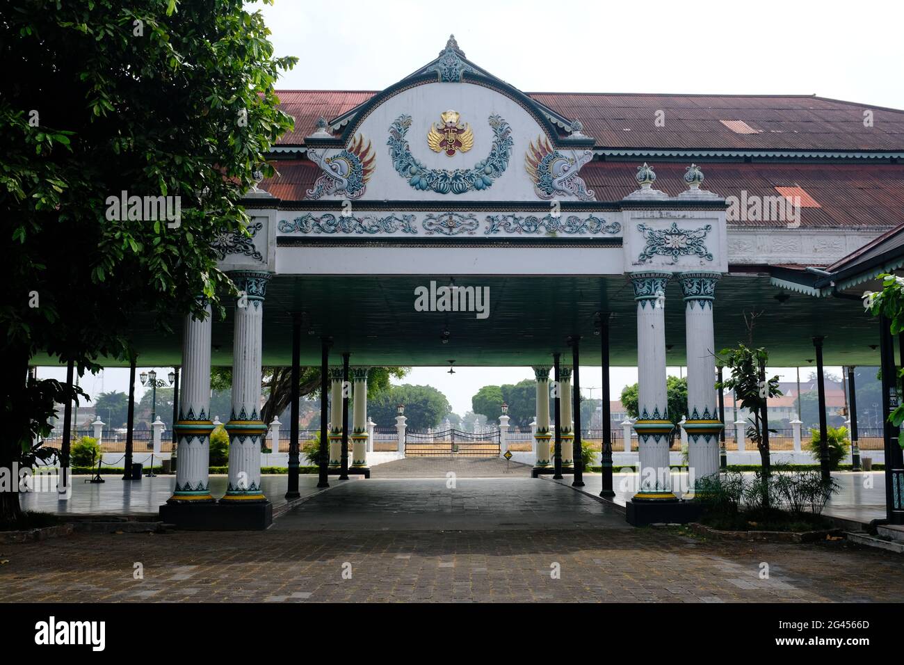 Indonesien Yogyakarta - der Palast von Yogyakarta - Keraton Stockfoto