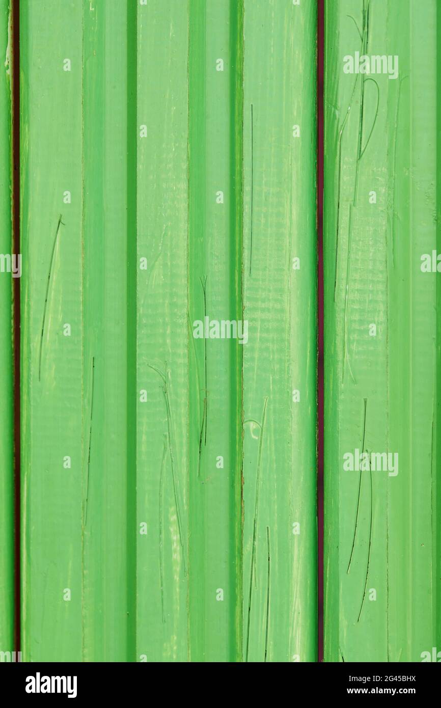 Textur von Holzbrettern mit Farbhintergrund gemalt. Stockfoto