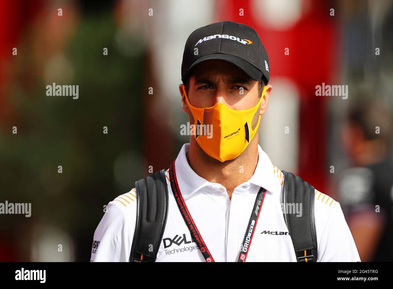 Le Castellet, Frankreich. Juni 2021. Daniel Ricciardo (AUS) McLaren. Großer Preis von Frankreich, Samstag, 19. Juni 2021. Paul Ricard, Frankreich. Quelle: James Moy/Alamy Live News Stockfoto