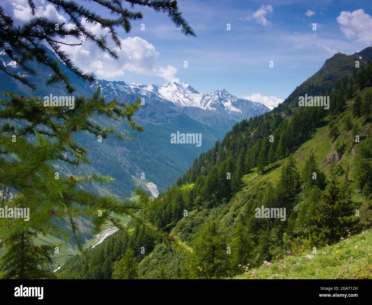 Alpe di lor dessous Stockfoto