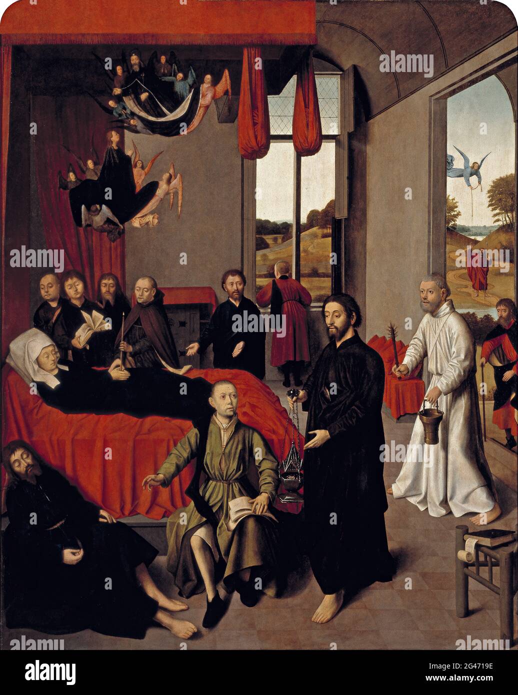 Petrus Christus - Tod der Jungfrau Stockfoto