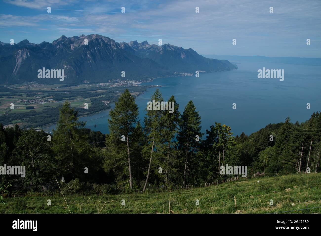 Lac leman Stockfoto