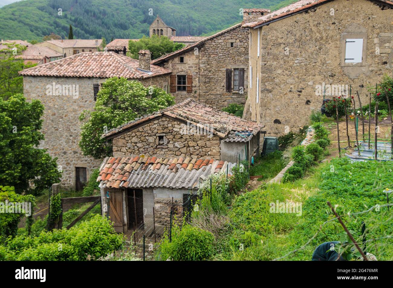 Laboule, ardeche, frankreich Stockfoto
