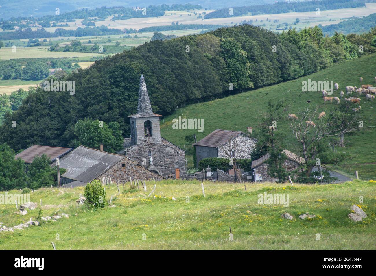 Champclause, Haute loire, frankreich Stockfoto