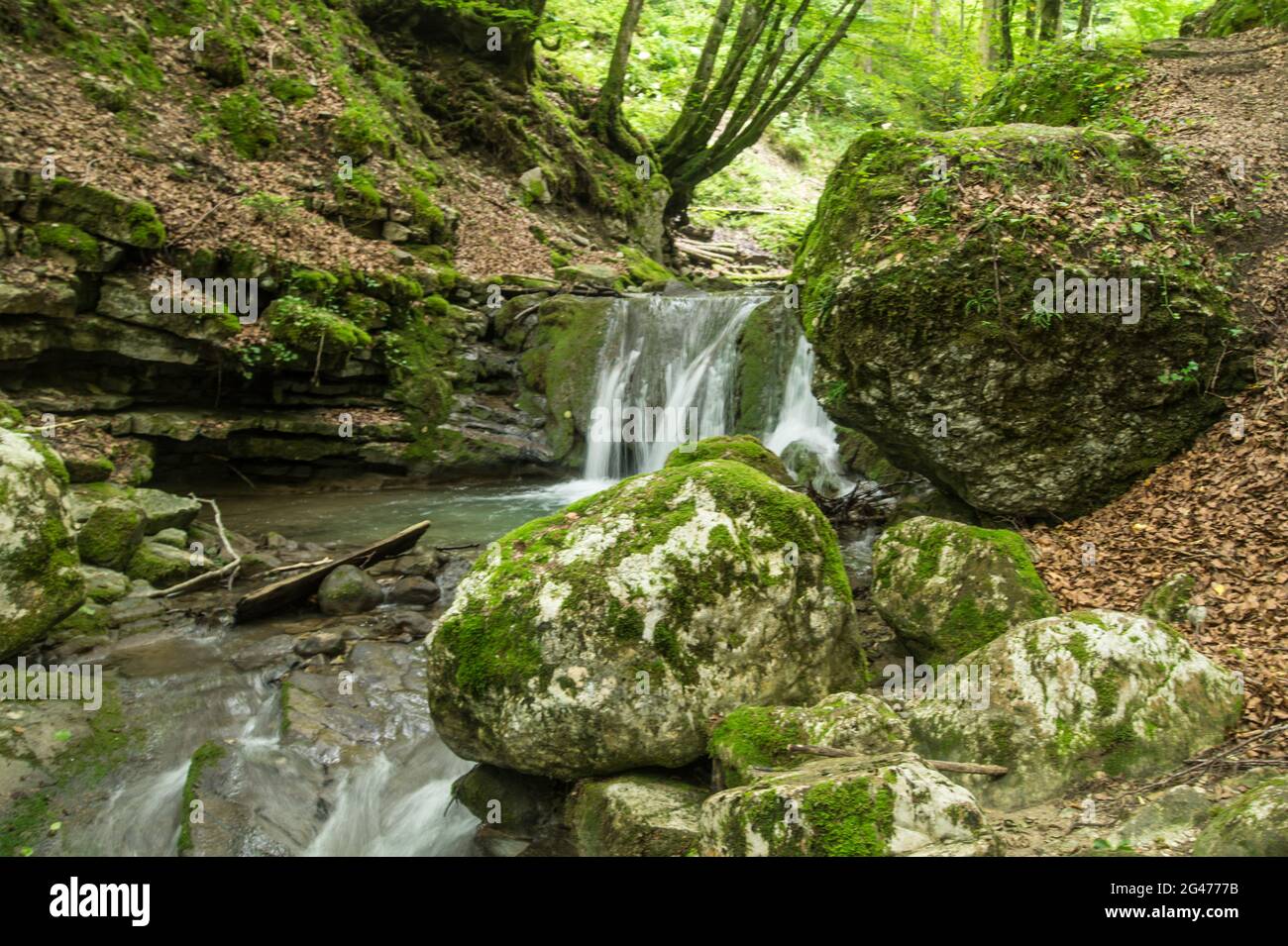 Wasserfall von Diocia, isere, frankreich Stockfoto