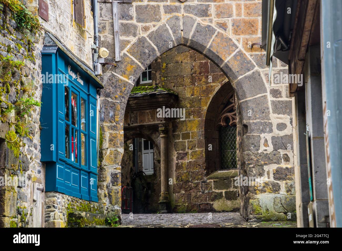 Naturpark der Vulkane der Auvergne Stockfoto