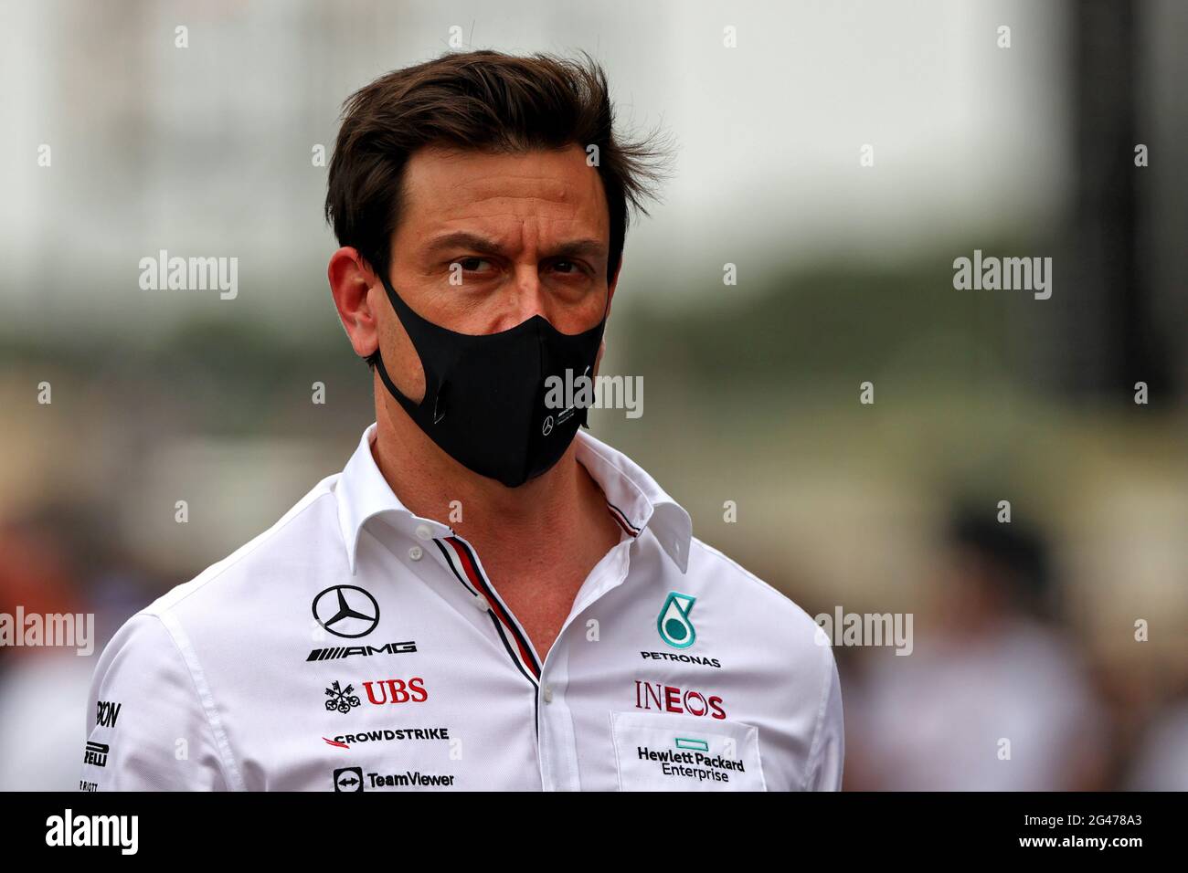 Toto Wolff (GER) Mercedes AMG F1 Aktionär und Executive Director. Großer Preis von Frankreich, Samstag, 19. Juni 2021. Paul Ricard, Frankreich. Stockfoto