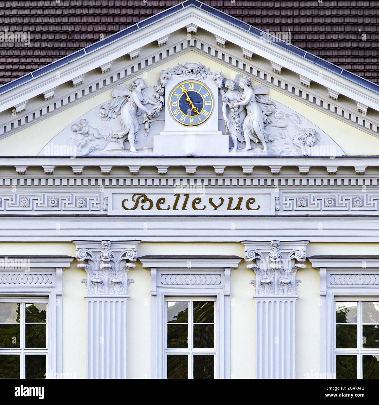 Schloss Bellevue, Regierungssitz des Bundespräsidenten, Berlin, Deutschland, Europa Stockfoto