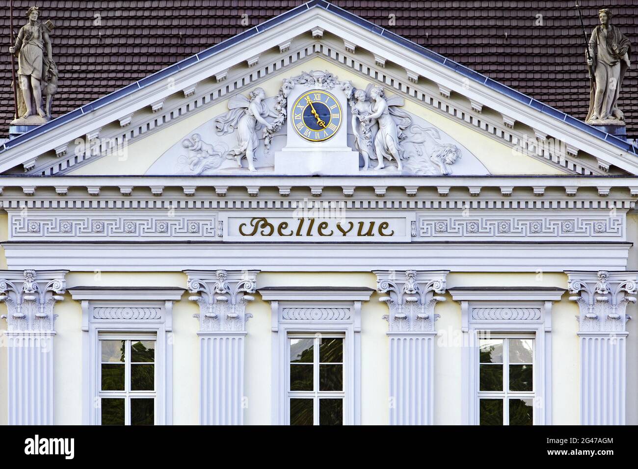 Schloss Bellevue, Regierungssitz des Bundespräsidenten, Berlin, Deutschland, Europa Stockfoto