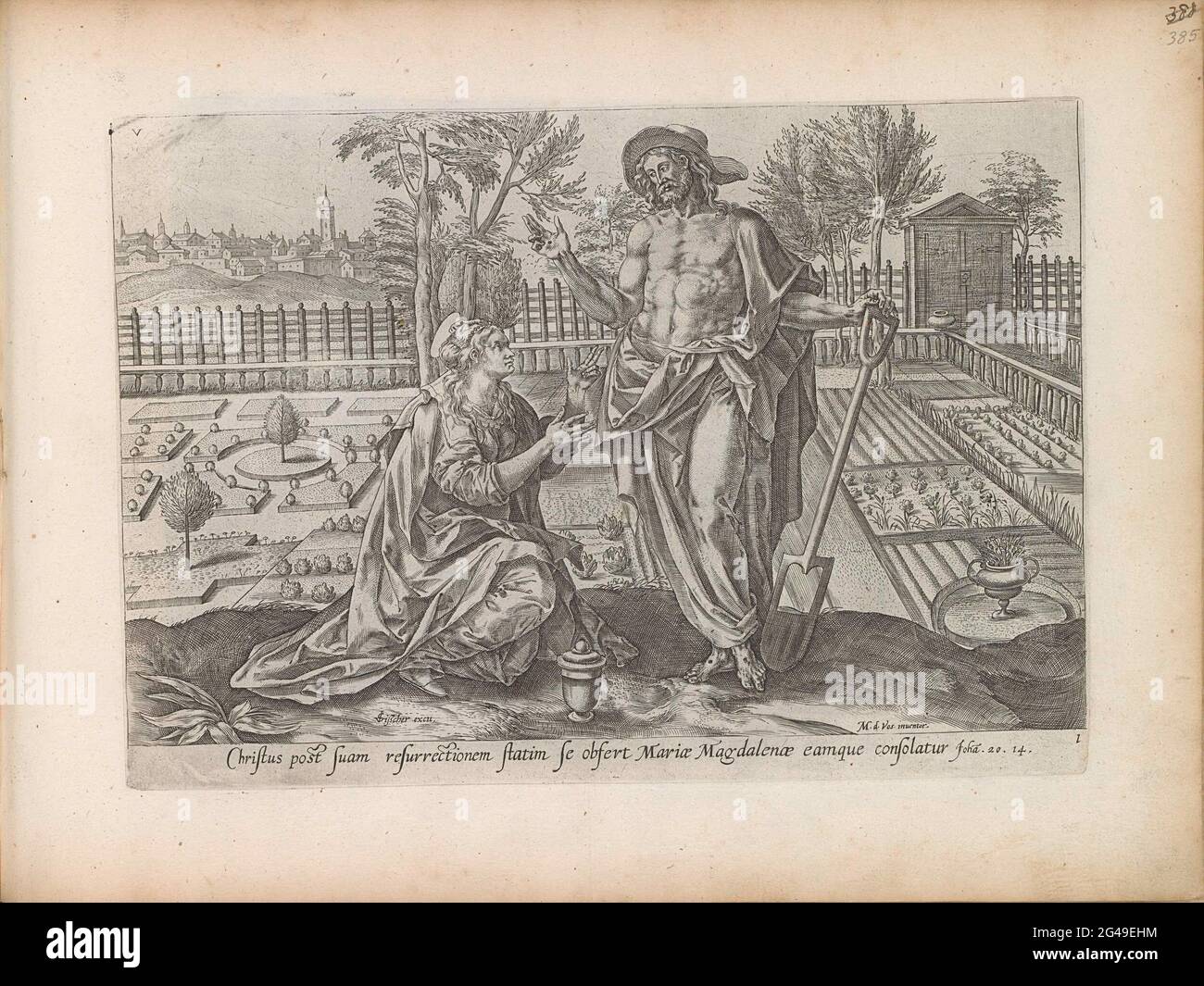 Christus erscheint als Gärtner für Maria Magdalena (Noli me Tangere