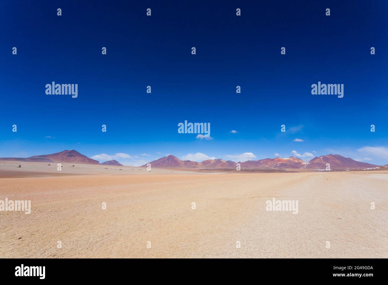 Bolivianischen Landschaft, Salvador Dali Desert View. Schöne Bolivien Stockfoto