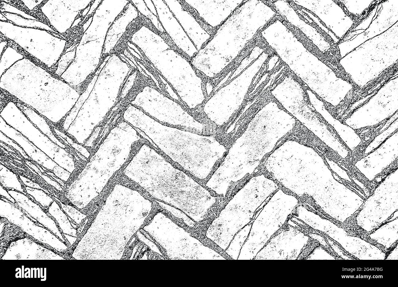 Verzweifelte Overlay-Textur von alten Ziegelwand, Grunge Hintergrund. Abstrakte Vektor-Illustration. Stock Vektor