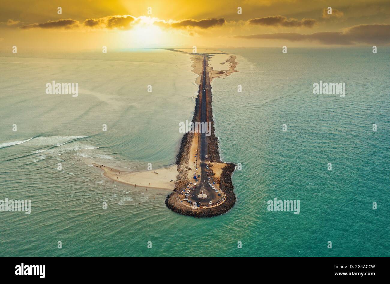 Dhanushkodi, Tamilnadu Stockfoto