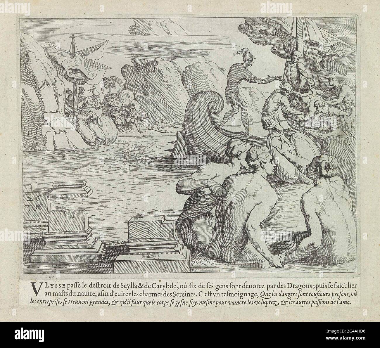 Odysseus und die Sirenen; Les Travaux d'Ulysse; Odysseus arbeitet. Im