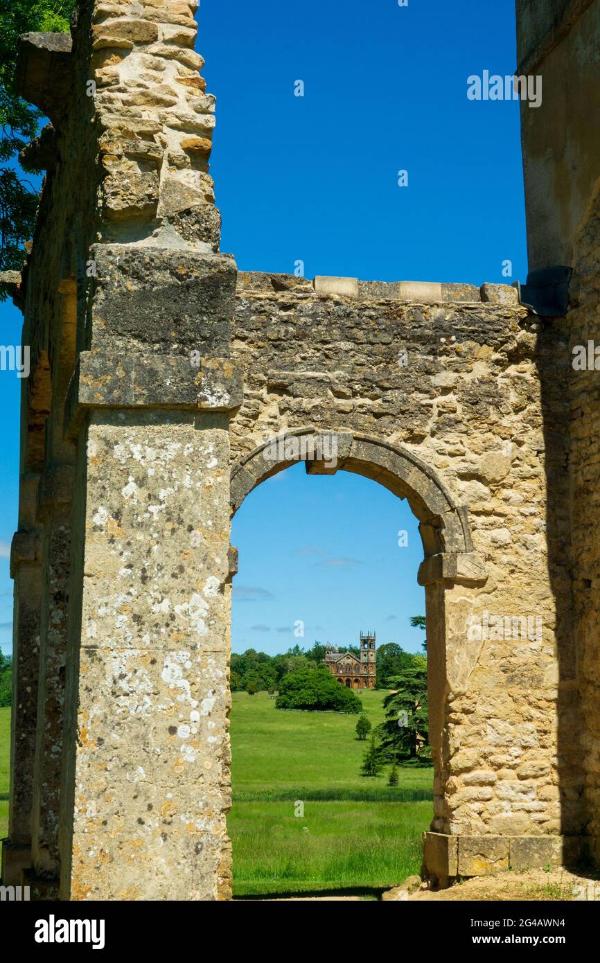 Tempel der Freundschaft Torheit Stowe Stockfoto