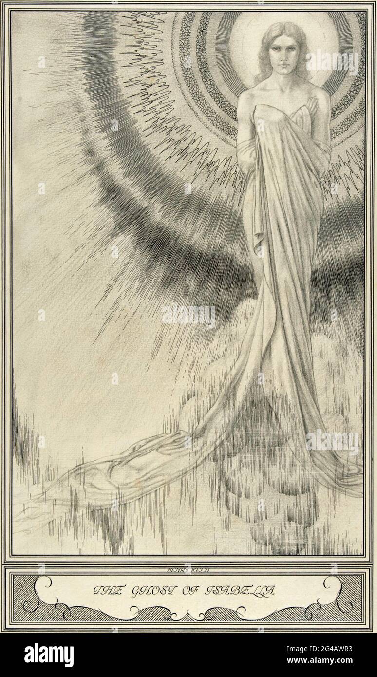 Henry Weston Keen - der weiße Teufel von John Webster: Der Geist von Isabella - c1930 Stockfoto