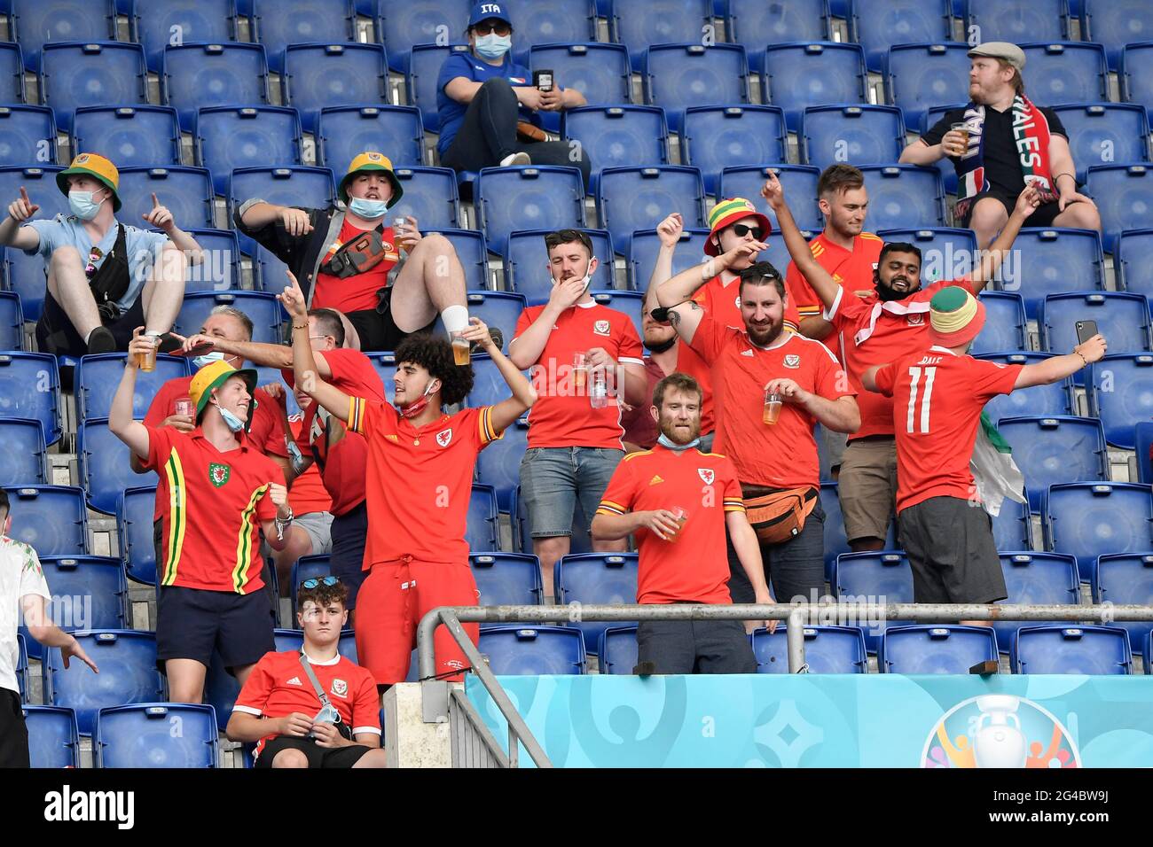Roma, Italien. 20. Juni 2021. Während der UEFA Euro 2020 Group EIN Fußballspiel zwischen Italien und Wales im stadio Olimpico in Rom (Italien), 20. Juni 2021. Foto Andrea Staccioli/Insidefoto Kredit: Insidefoto srl/Alamy Live News Stockfoto