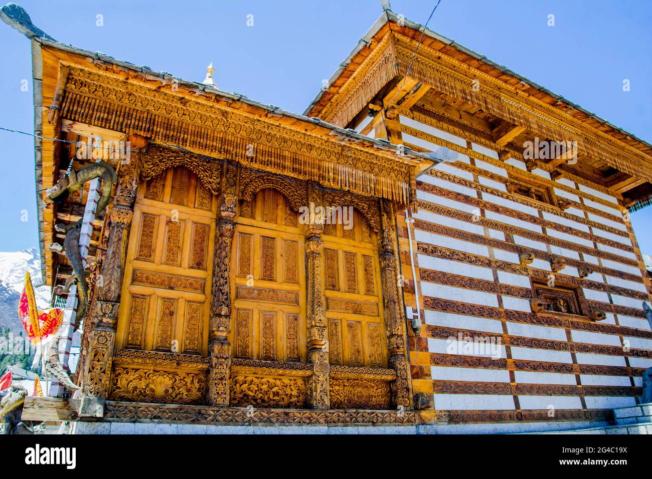 Tempel in Himachal Pradesh, Sangla und Chitkul Stockfoto