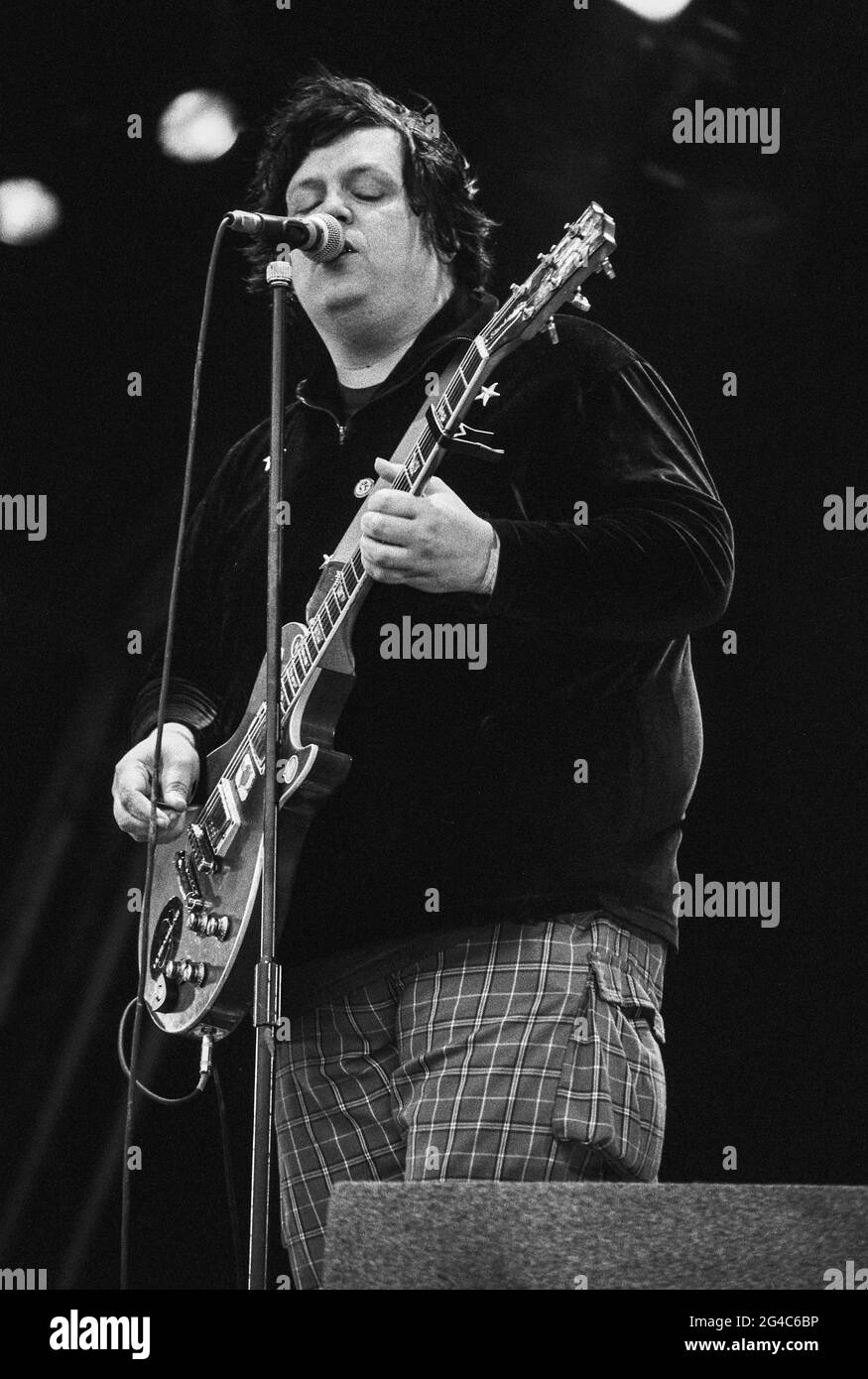 Ultraschall beim Glastonbury Festival 1998, Worthy Farm, Somerset, England, Vereinigtes Königreich. Stockfoto